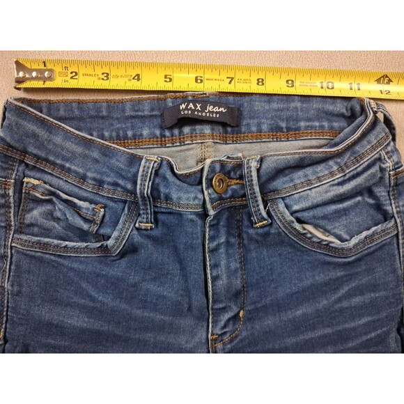 Wax Jeans Los Angeles Women’s Skinny Stretch Blue Denim Jeans Size 1 - Picture 11 of 15